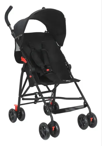 Carrinho De Bebê Passeio Guarda Chuva Movee Maxi Baby Preto