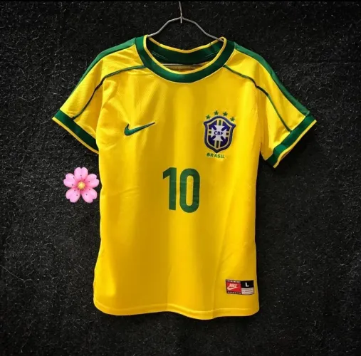Camis retrô feminina Ronaldinho 10