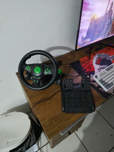 Volante para jogos Multilaser 