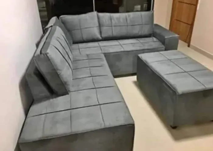 Sofá de canto de luxo novo lacrado