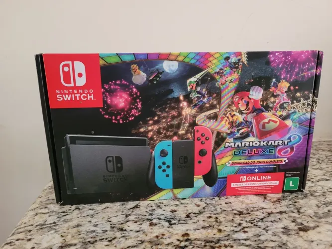 Nintendo Switch v2 + acessórios