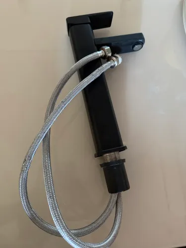 Vendo Cuba sobrepor + torneira de bica alta preta + Válvula preta