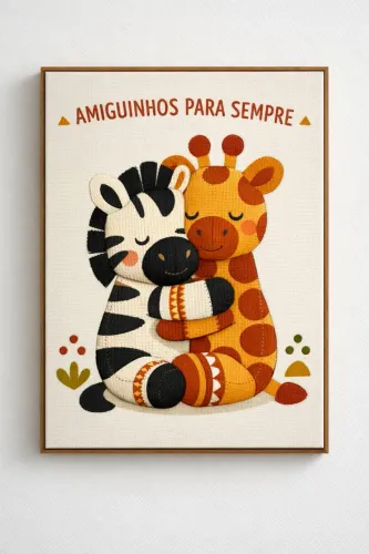 Quadro decorativo infantil - Tamanho grande 30x45