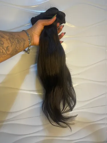 Cabelo humano vietnamita ondulado 242 gramas