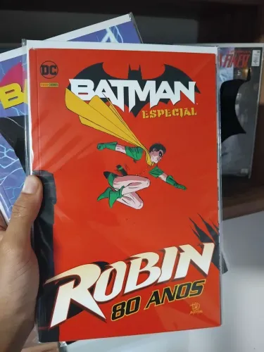 Batman Especial de 80 anos. Robin/Mulher gato.