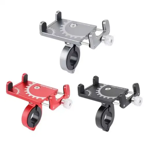 Suporte para celular moto e bike alumínio anodizado