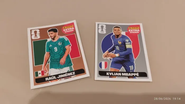 Kit Legends Mbappé Prata e Raul Jimenez Bronze