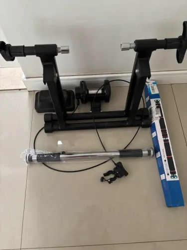 Rolo Absolute (Bike) + barra fixa flexão regulavel
