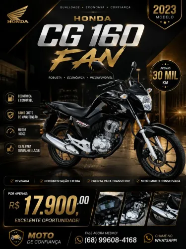 Honda CG 160 Fan 2023