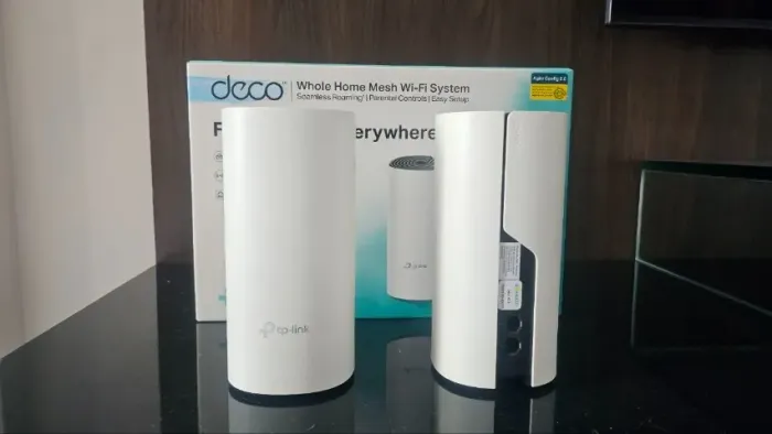 Roteador Mesh TP-Link Deco M4 AC1200 (Kit com 2 Unidades) - Completo na Caixa