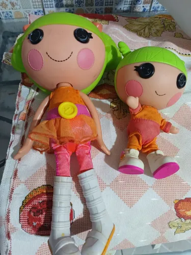 Bonequinhas da marca Lalaloopse colecionaveis