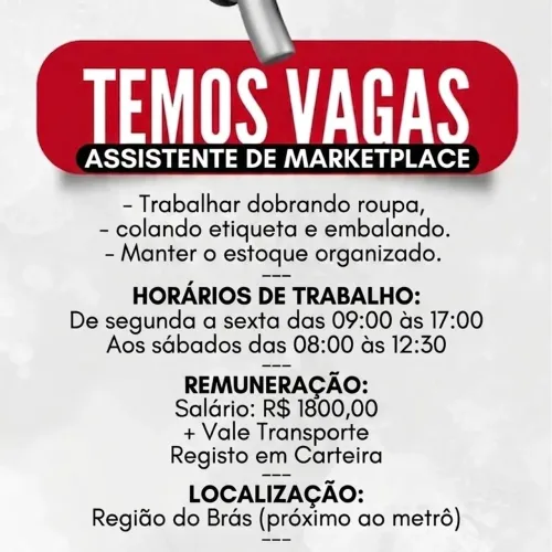 Vaga de emprego