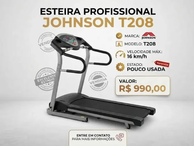 Esteira Profissional Johnson T208