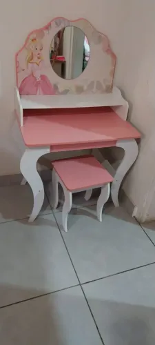 Kit de quarto infantil para menina.Cim 5 peças. 