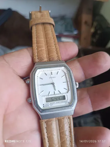 Relógio Seiko anadigi década 70/80