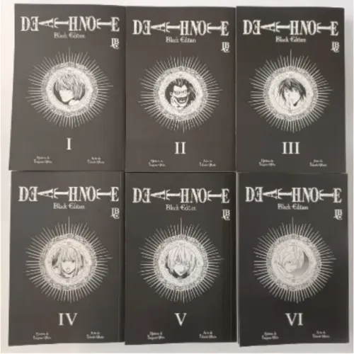 Mangá Death Note Black Edition Completo 6 Volumes Jbc (Usado)