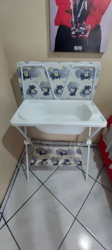 Banheira com trocador