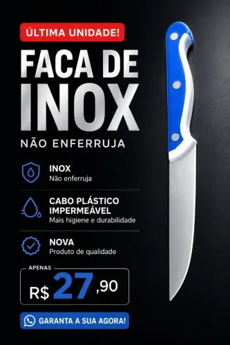 Faca de cozinha barata