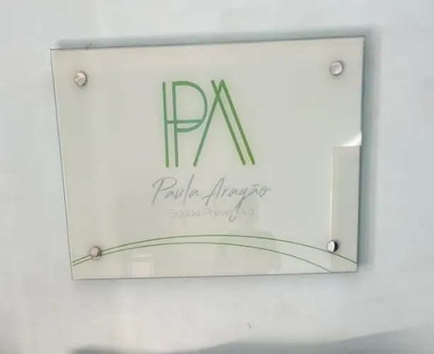 Placa de Vidro para Logo - 1,10 m x 0,80 m