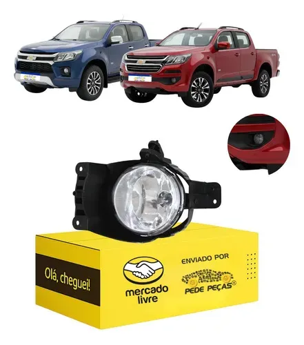 Farol Milha Cibié Gm S10 2017 2018 2019 2020 2021 A 2024 L.e Cristal