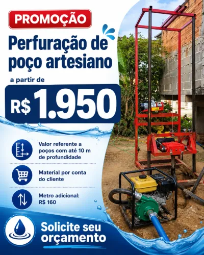 Perfuração de Poço Semi Artesiano - Grande Vitória