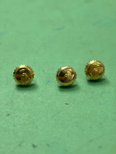 03 coroas Rolex originais em ouro usadas