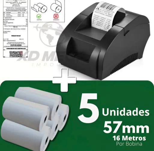 Impressora Termica Cupom Nao Fiscal 58mm Pc Bivolt - Pronta entrega