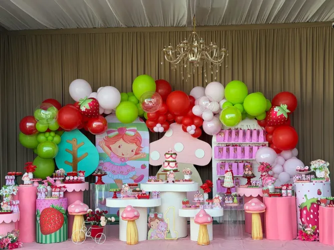 Decoração moranguinho baby
