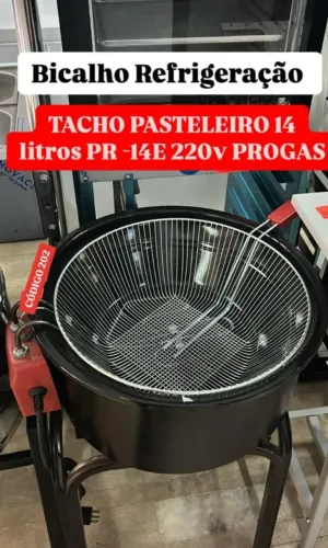 TACHO PASTELEIRO ELÉTRICO 14LITROS PROGÁS