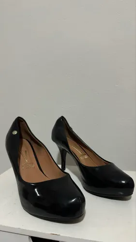 Scarpin Meia Pata Preto Vizzano 38