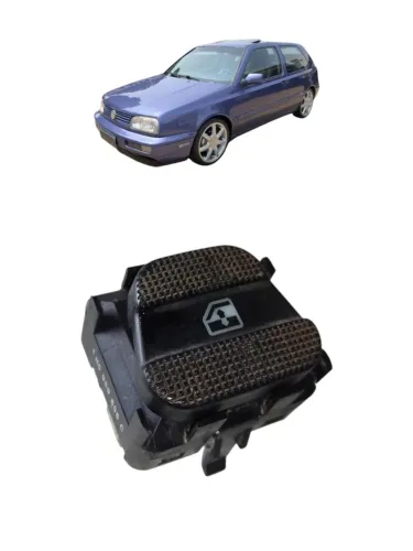 Botão Interruptor Vidro Elétrico Direito Vw Golf 1995 A 2000
