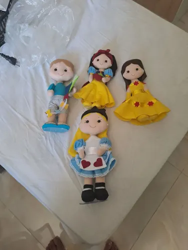 Bonecos feltro para decorão de festa 