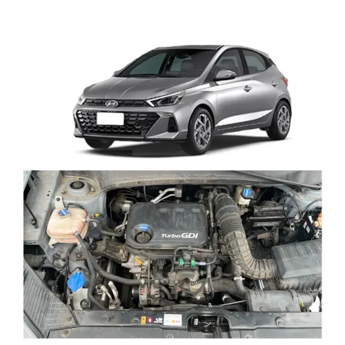 Motor Parcial Hyundai HB20 1.0 Turbo 2022 A 2024