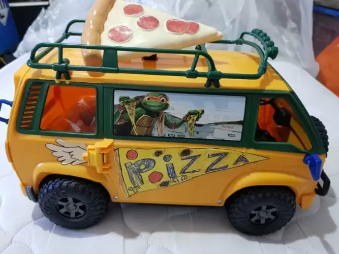 Tartarugas Ninja Caos Mutante + Pizzafire Van 