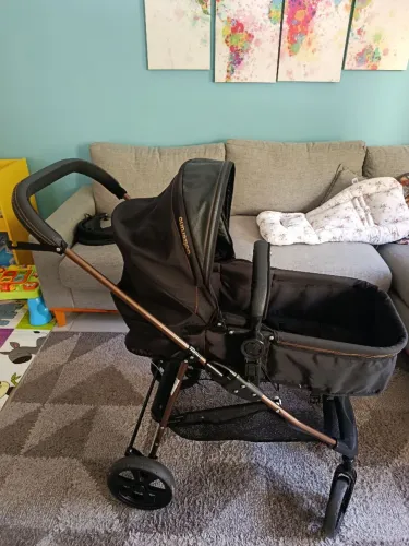 Carrinho Moisés Galzerano Napoli + bebê conforto 