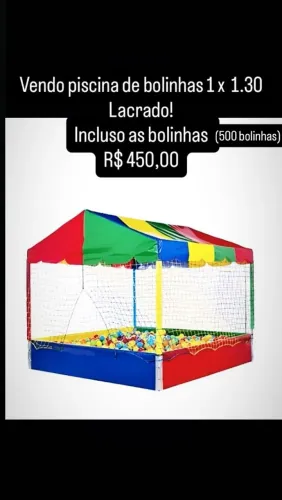 Piscina de bolinhas completa