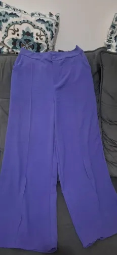 Calça pantalona lavanda G/GG