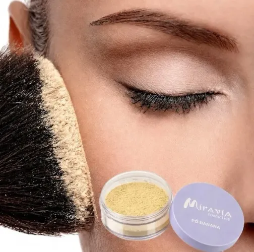 Pó Banana, Miravia Cosmetics (Novo Lacrado) + Brindes