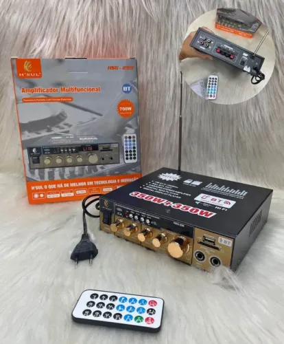 Amplificador bluetooth 700w