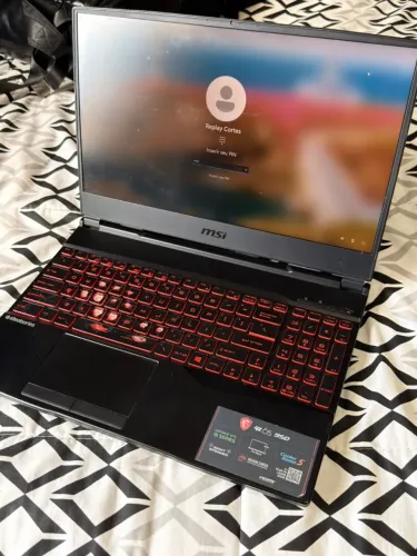 Notebook Gamer MSI i7 GTX 1660 ti 16gb
