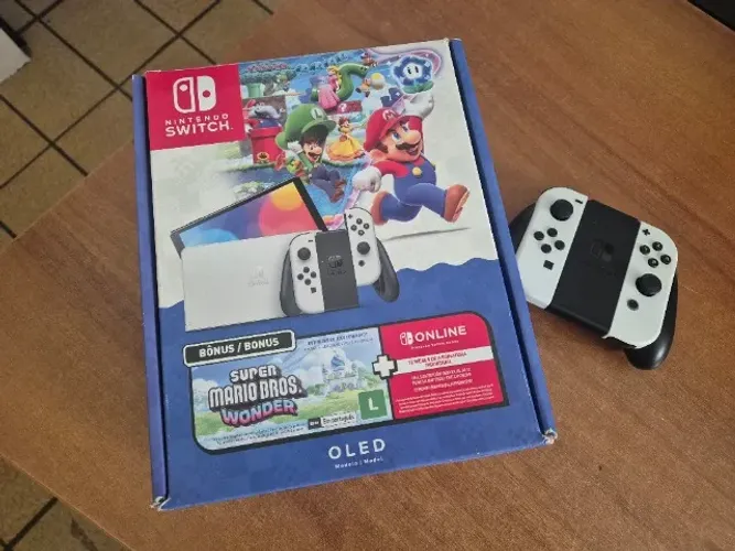 Console Nintendo Switch Oled 64gb novinho