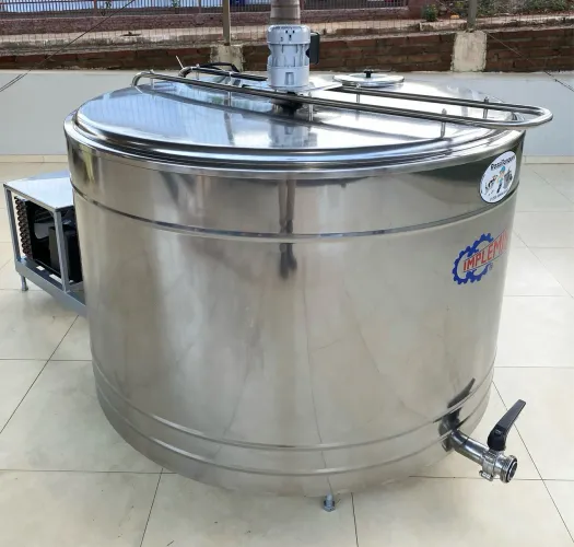 Tanque Tina 300 Litros Misturador em Inox para Açaí e Caldas de Sorvete Sucos Leite