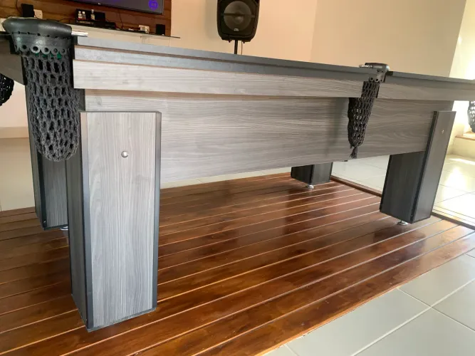 Mesa de bilhar, base de pedra ardósia
