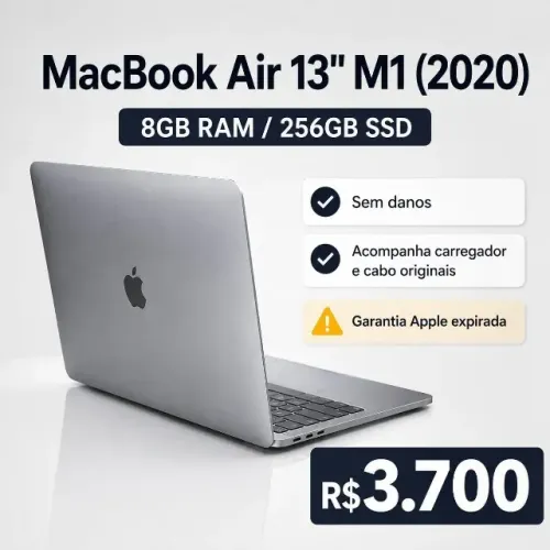 MacBook Air M1 2020, 8GB/256GB