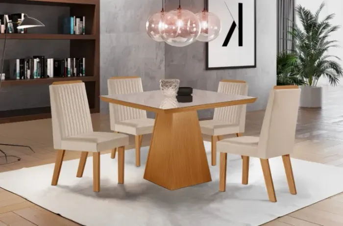 MESA 4 CADEIRAS BARATA / NOVA LACRADA / PRONTA ENTREGA  