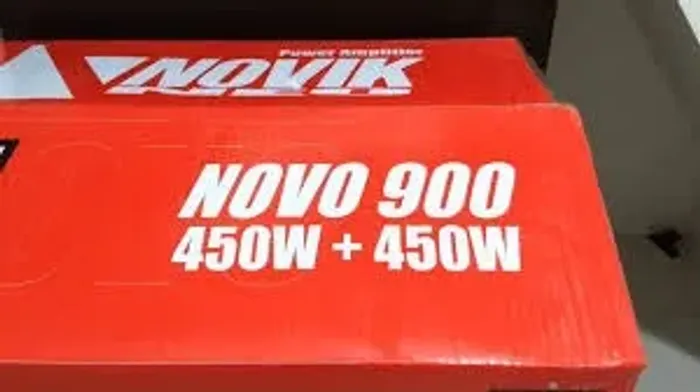 Amplificador Novik Neo Modelo 900 Rms 2 Canais Profissional