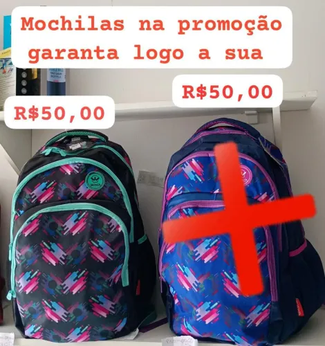 Mochilas escolares tamanho GG em promoção