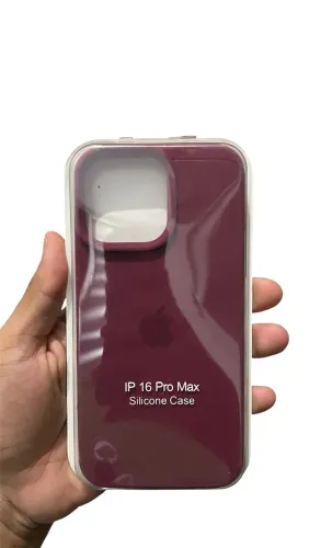 Capinha silicone premium iPhone 16 pro max