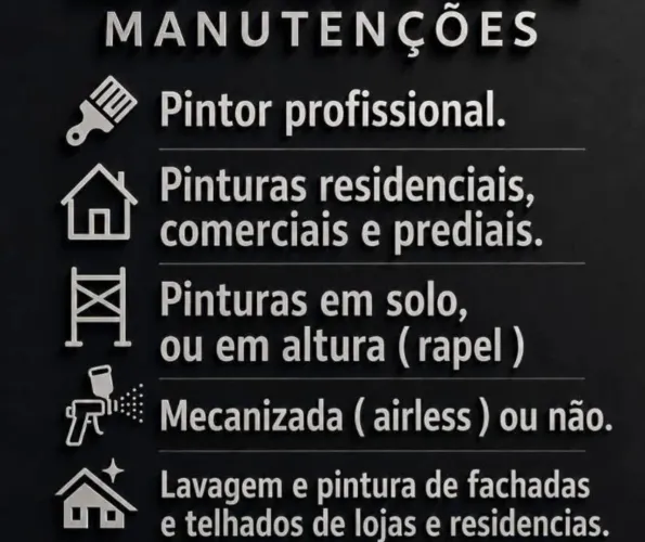 PINTOR MANUTENÇÃO ESTOU DISPONÍVEL