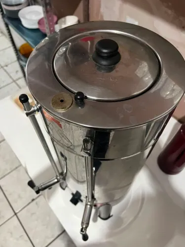 Cafeteira industrial elétrica inox 6L